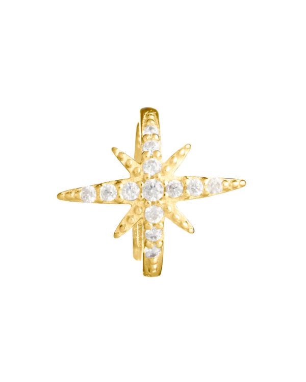 Star Clip - Gold plated close