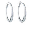 M13g31884 The Gem Stories Links Rhodium Plated Earring 4cm