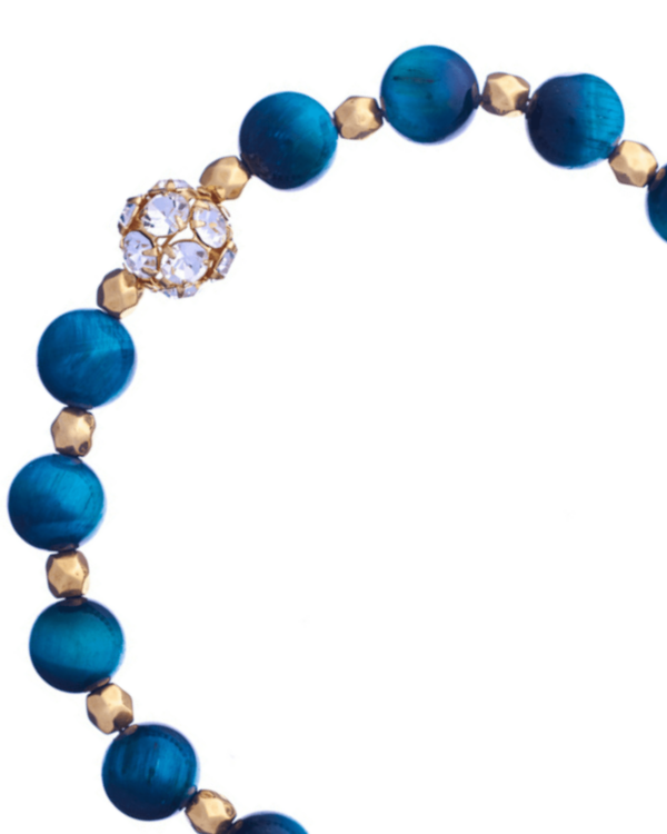 Blue Tiger Eye Preciosa Element Bracelet - Fashionable Jewelry