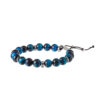Blue Tiger Eye Bracelet with Natural Stone Beads