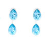 Qn1v4830 The Gem Stories Aquamarine Silver Earrings Two Uses