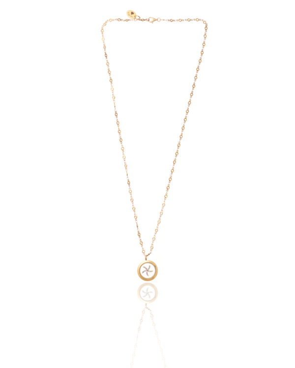 Floating Memory Locket with Delicate Gold Chain