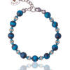 Blue Tiger Eye Allover Bracelet - Captivating natural stone jewelry