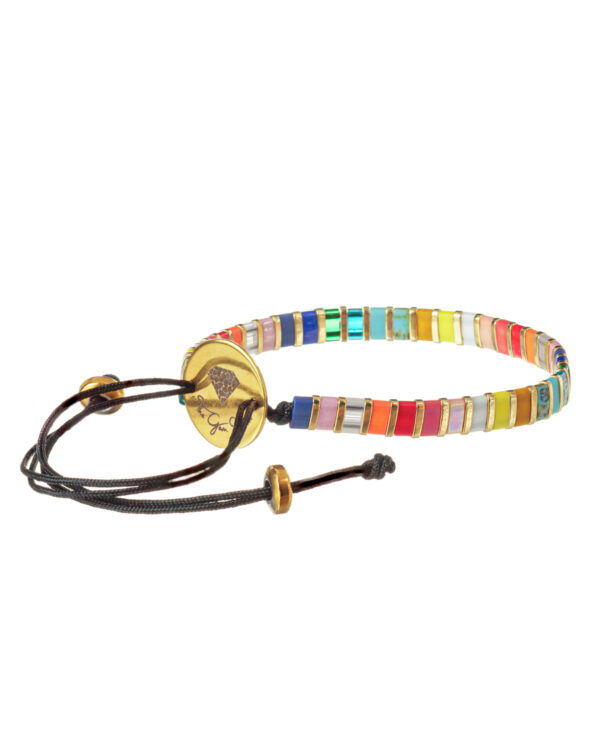 Handcrafted Bracelet with Miyuki Tila Beads