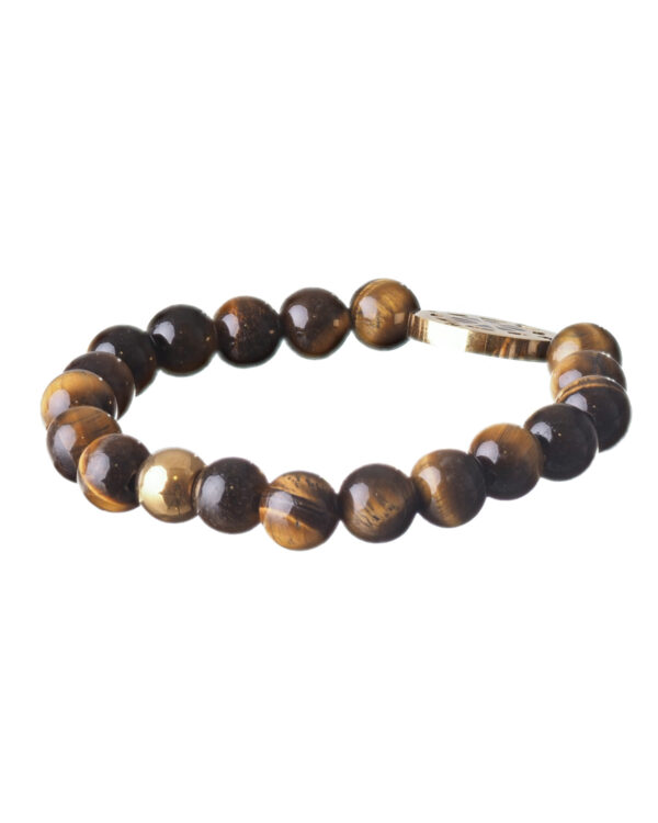 Tiger Eye Compass Bracelet - Stylish Navigation for Your Journey