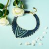 Miyuki Tila Wonder Necklace with Geometric Design