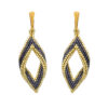 Tiym38418 The Gem Stories Miyuki Peyote Earrings Gunmetal And Gold 2