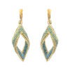 Tiym38427 The Gem Stories Miyuki Peyote Earrings Greenblue 2