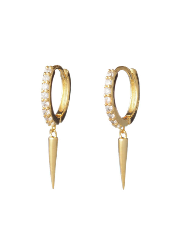 Drops 925 Gold Plated Earrings