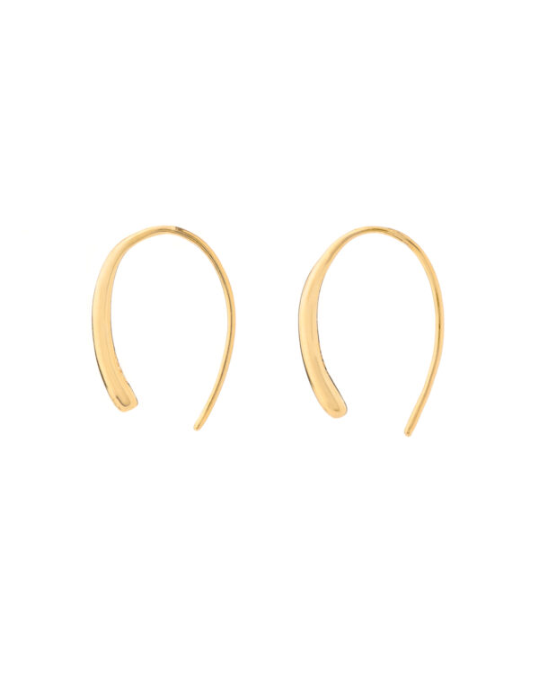 925 Sterling Silver Geometric Minimalist Huggie Earrings