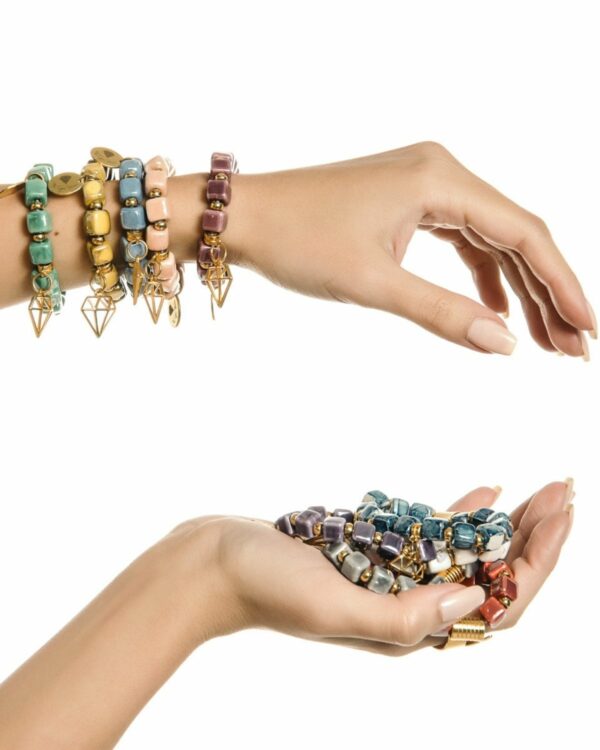 Assorted Colorful Ceramic Bracelets