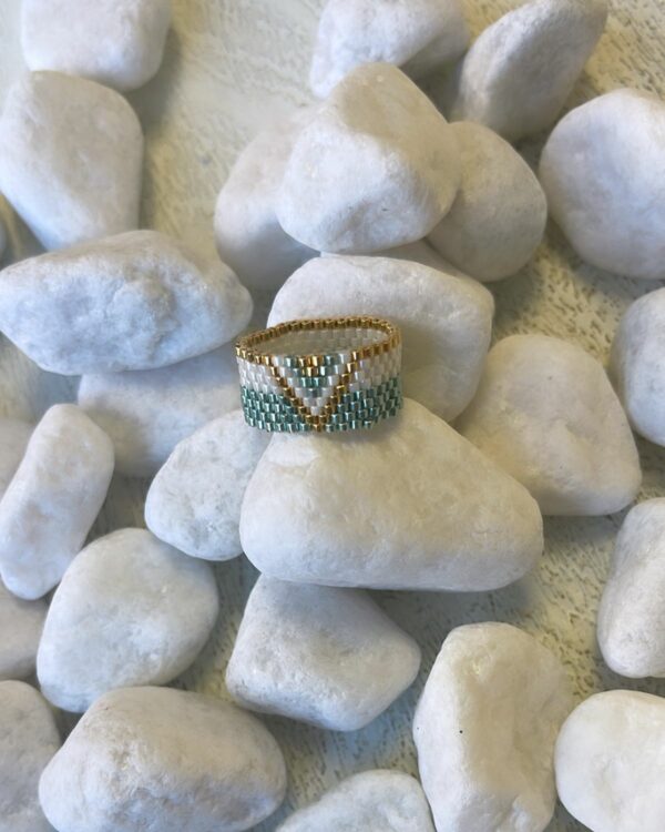 The Gem Stories Miyuki Ring Isabella Blue