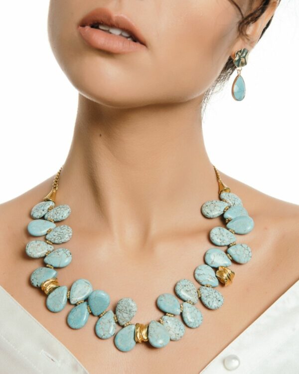 Turquoise Jewelry Set - Handcrafted Beauty