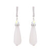 W6w534049 The Gem Stories Drop Silver Earrings–ivory Color–cubic Zirconia Leverback 2