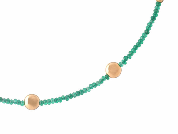 Petits Green Jade Necklace delicate design