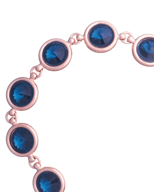 Chic Blue Rivoli Bracelet with high-quality craftsmanship