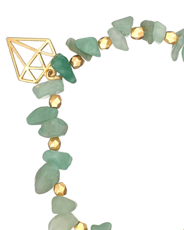 Aventurine Diamond Bracelet - Captivating Gemstone Jewelry