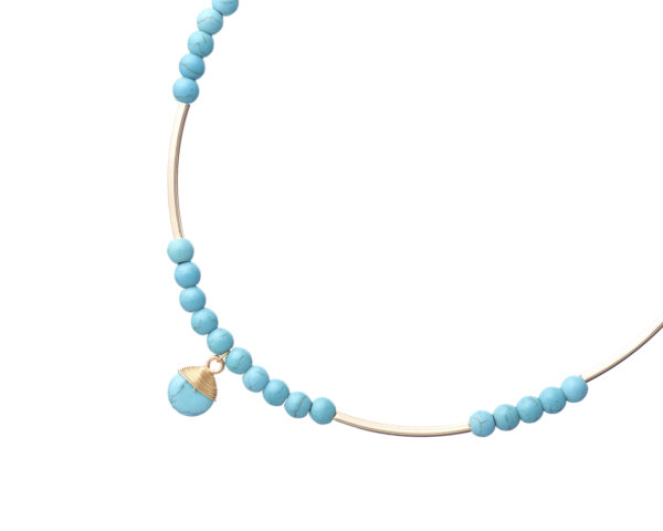 Beautiful Turquoise Necklace With Element enhancing your style