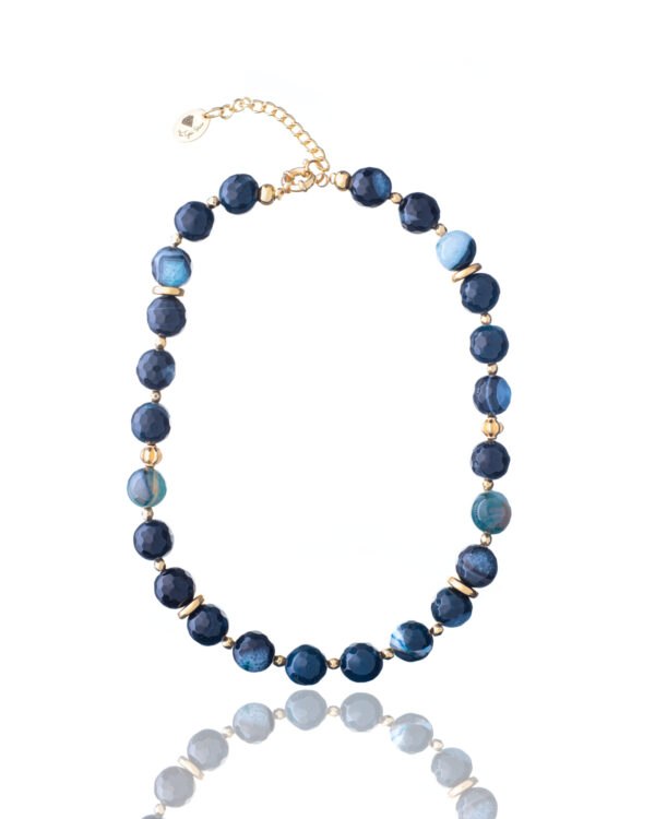 Xlq14402 The Gem Stories Blue Jade Necklace