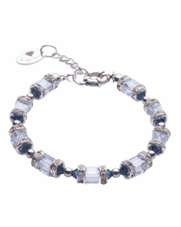 Swarovski Allover Blue Shade Bracelet - Luxury Accessory