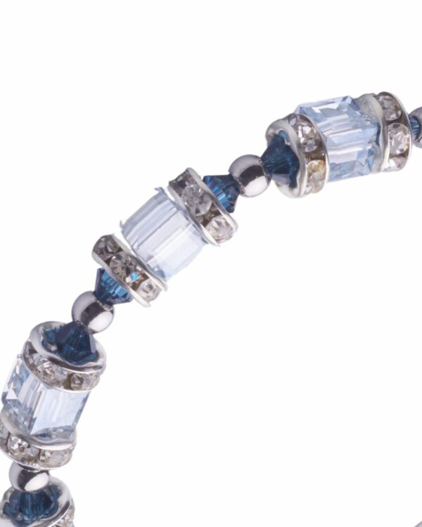 Swarovski Allover Blue Shade Bracelet - Sparkling elegance for any occasion