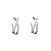 Zvr96308 The Gem Stories 925 Silver Clip Earrings Rhodium Plated