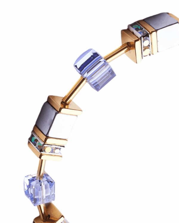Lavender and Tanzanite Bracelet - Timeless Elegance
