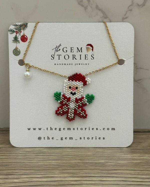 Miyuki Cutie SnowflakeSante with Chain