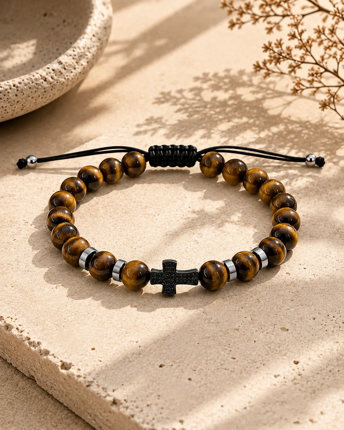 5Z762278-The-Gem-Stories-Men-Tiger-Eye-Bracelet-with-Cross-Element-concept