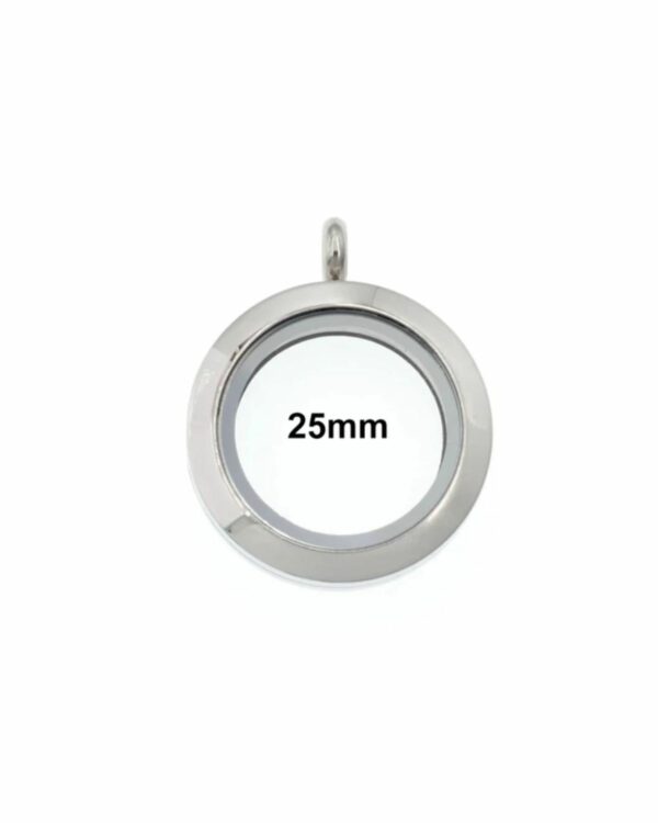 Elegant floating memory locket with customizable charms, perfect for preserving cherished memories.