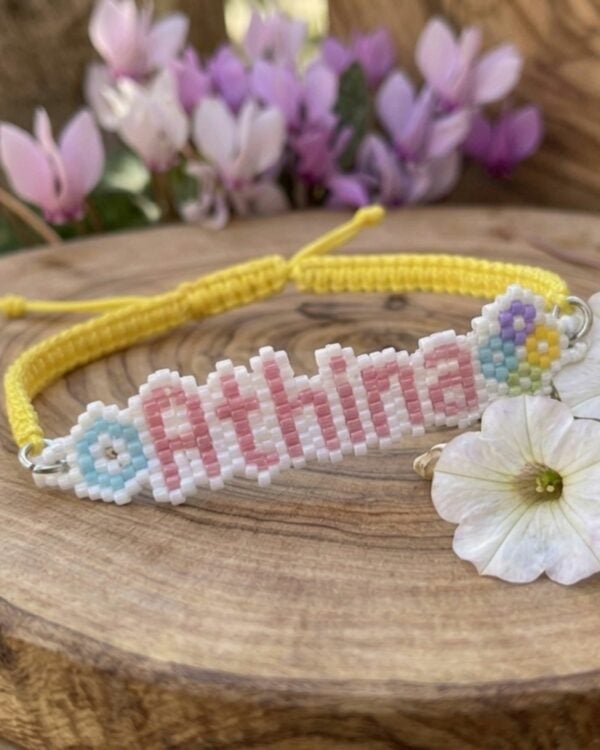 Miyuki Name Bracelet - Athina