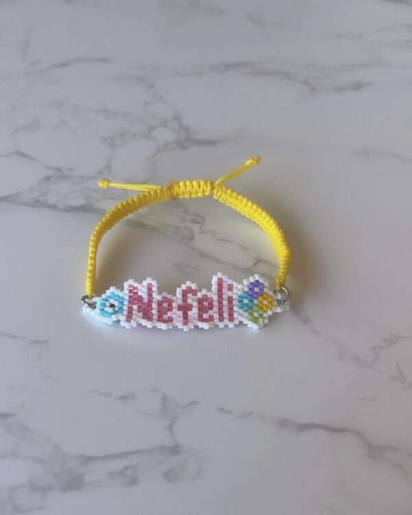 Miyuki Name Bracelet - Nefeli