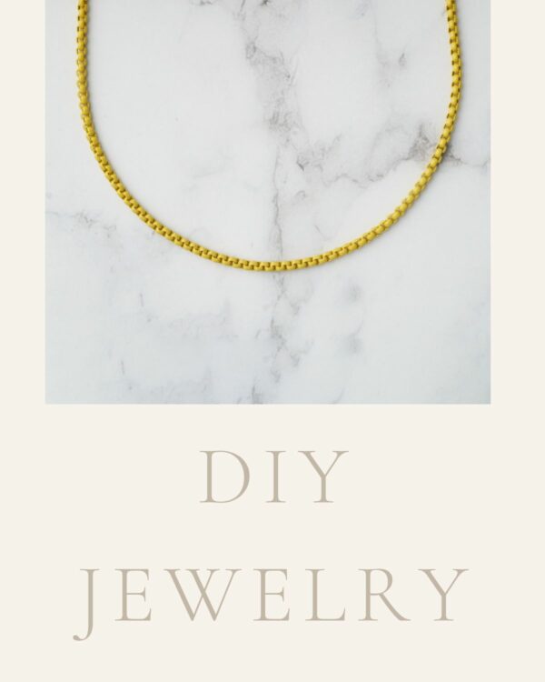 Sunny Box Link Chain - 50cm Necklace for DIY Jewelry