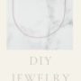 Long chain necklace adorned with stylish pink dots, showcasing a modern and playful design.