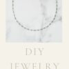 Long Chain Necklace with Links - Rhodium Plated for DIY Jewelry Crafting and Custom Necklace Designs