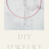 Blush Gleam Box Link Chain - DIY Jewelry Necklace 50cm