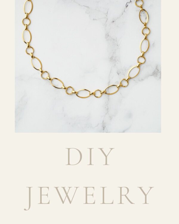 Minimalist Elegance Chain - 24k Gold Plated Jewelry Chain for DIY Jewelry Crafting