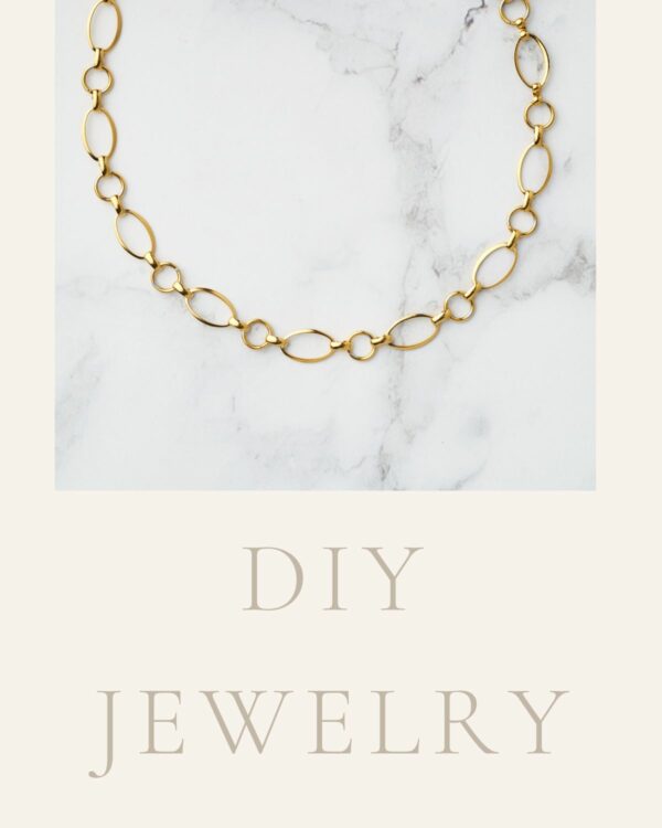 Minimalist Elegance Chain - 24k Gold Plated Jewelry Chain for DIY Jewelry Crafting