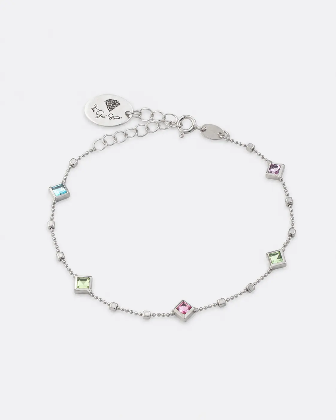 TQ5P45828-The-Gem-Stories-Color-Gem-Rhombus-Bracelet