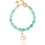 Handmade crown amazonite bracelet with gold-plated elements by The Gem Stories
