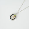 Celestial Moon TearDrop Memory Locket Necklace by The Gem Stories
