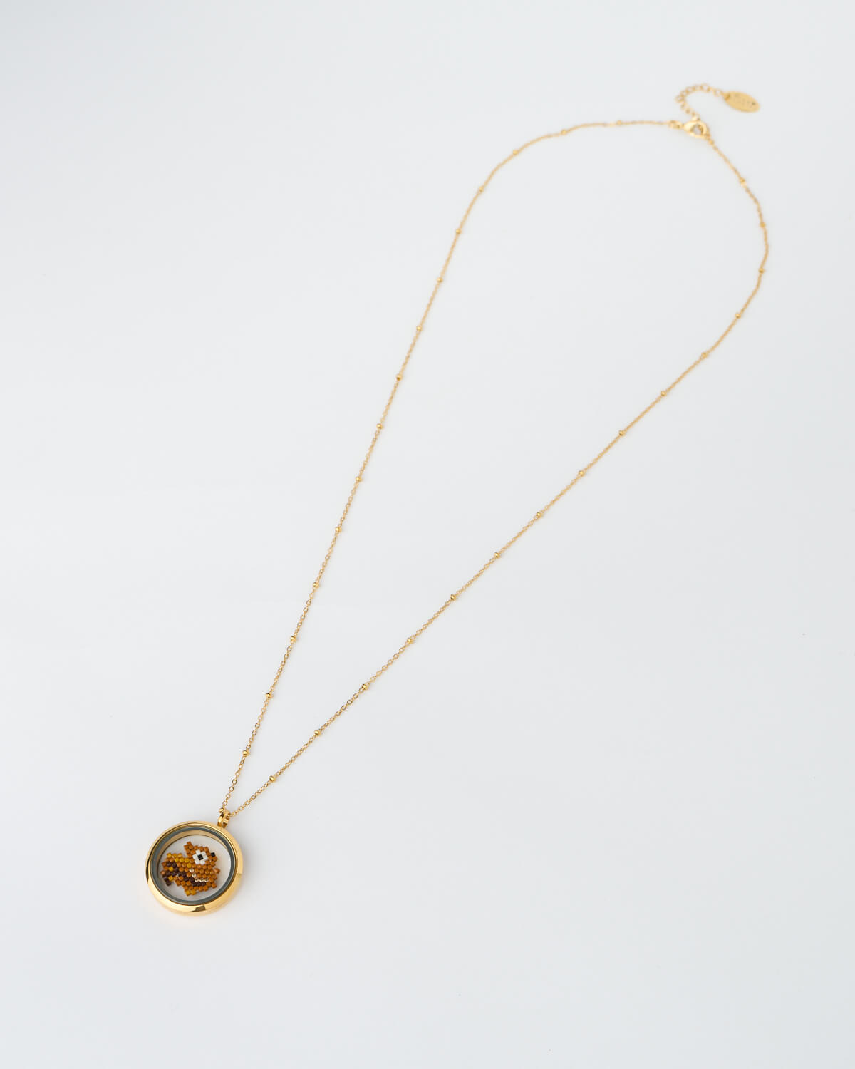 Miyuki Squirrel Memory Locket Necklace Miyuki Squirrel Memory Locket Necklace by The Gem Stories