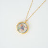 Pastel Fish Miyuki Memory Locket Necklace by The Gem Stories