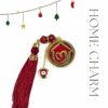 Red Home Charm 2026 by The Gem Stories – handmade gold and red enamel charm symbolizing love, prosperity, and protection.