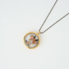 Reindeer Miyuki memory locket necklace by The Gem Stories