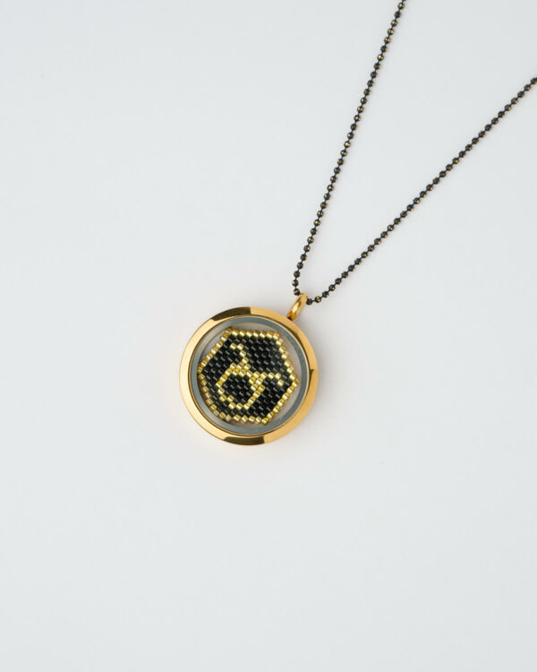Taurus Zodiac Miyuki Memory Locket Necklace by The Gem Stories