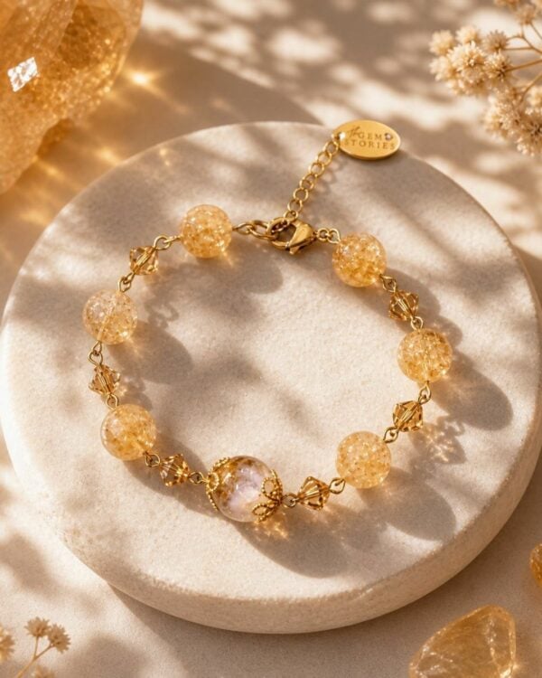 Citrine Lumière handmade citrine gemstone jewelry by The Gem Stories