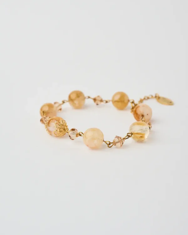 Elegant handmade Citrine Lumière bracelet by The Gem Stories